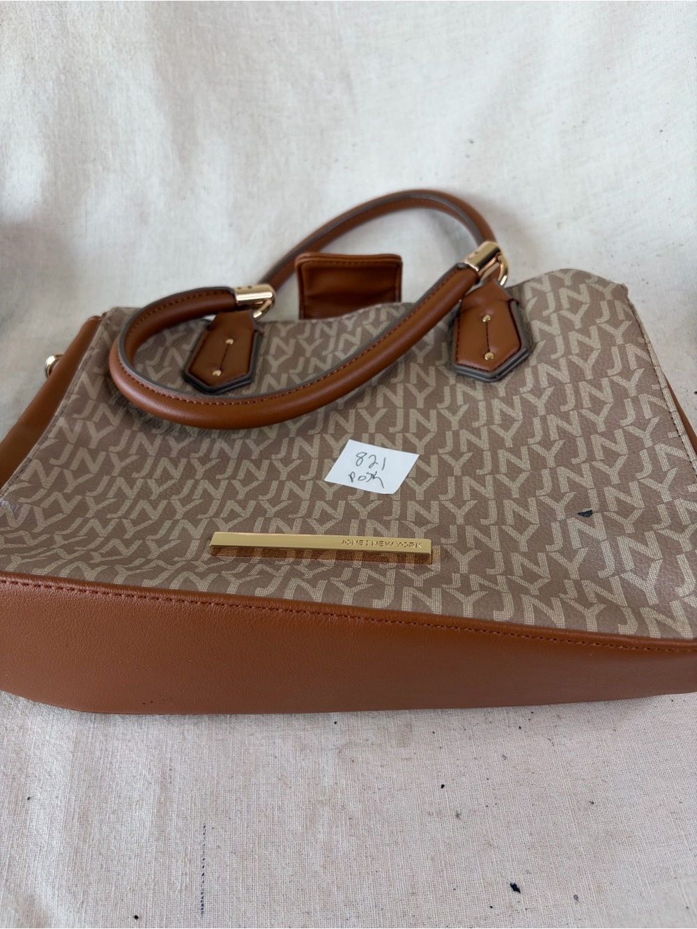 Jones New York Leather Satchel